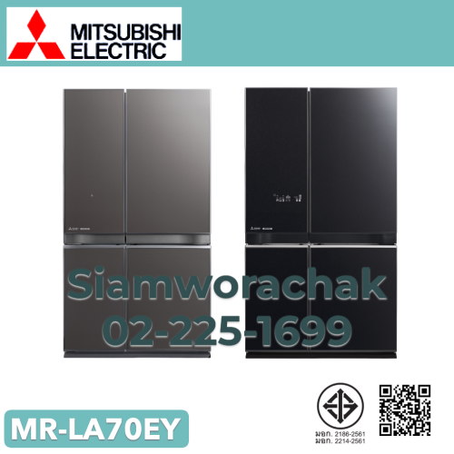 MITSUBISHI MR-LA70EY ตู้เย็น 4 ประตู L4 Grande Glass Edition จุ 635 ลิตร/ 22.4 คิว